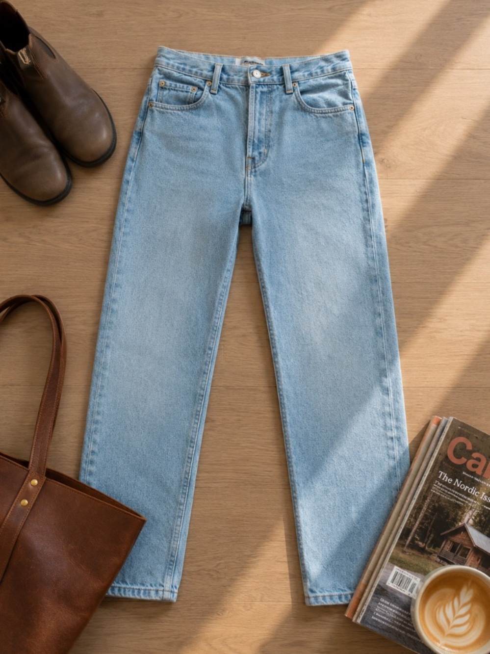 Everlane 90s Cheeky Jeans Women’s 27 High Rise Ankle Straight Leg Organic Cotton